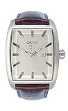 DKNY Men's Stainless Steel and Brown Leather Watch #NY1405