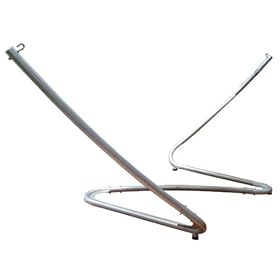 Zig Zag Hammock Stand, 51Hx59W, SILVER by 