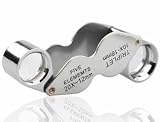 10X and 20X Dual Buterfly Jewelers Loupe Magnifier