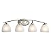 Kichler 45120OZ 4 Light Calleigh Bathroom Light, Olde Bronze