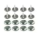 Imaginisce I-Top Brad Daddies Brad Blanks 22mm, 8-Pack, Medium