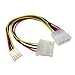 Cable-tex Internal Molex Lp4 To Floppy Drive Fdd Power Conne