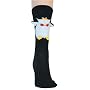 Happy Penguin 3 Dimensional Trouser Socks by Foot Traffic