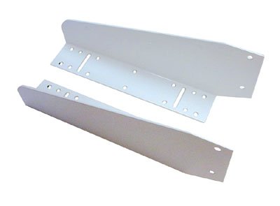Amerock Single Bin Roll Out Door Mount Kit White