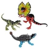 Animal Planet Dino Valley Dilophosorus Baby T-Rex Ankylosaurus Dinosaur playset