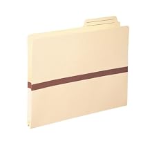 Smead Pocket, Letter, 2/5 Cut Tab, 1-Inch Expansion, Manila, 50 per Box (75487)