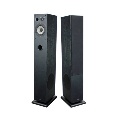 Advance Acoustic K7DW Paire d'enceintes colonne 3 voies Série Kubik Boomer 21 cm 150 W 91 dB 8 Ohms Noyer Foncé