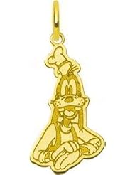 Gold Plated Silver Licensed Disney Goofy Charm Jewelry