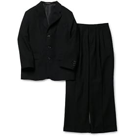 Claiborne Boys8-20 Solid Textured Suit (2 Pc)