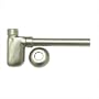 Mountain Plumbing 1000BRN Decorative All Brass Lavatory Trap, Brushed Nickel