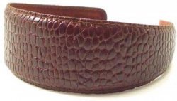 Lemper Haarreif breit 40mm ECHT LEDER 2167-31 Preisvergleich