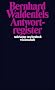 Antwortregister (suhrkamp taschenbuch wissenschaft)