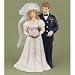 Air Force Bride & Groom Wedding Figurine