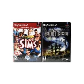 Sims and Haunted Mansion for PS2