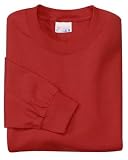 NEW Hanes Beefy-T - 100% Cotton Long Sleeve T-Shirt Deep Red-L