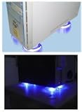 I-Stand Transparent Acrylic LED Case Bases (Blue)