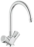 Grohe 31 074 001 Classic II Kitchen/Bar Centerset Faucet, StarLight Chrome