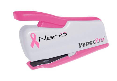 External hard drive:PaperPro Pink Ribbon Nano Mini Stapler (1888)