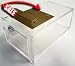 Top Lock Clear Acrylic J-hook Toke Box, Poker Chip & Tip Storage Toke Box for Casino & Home Poker Games