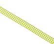 Green Polka Dot Print Wired Craft, Wedding & Holiday Ribbon 0.375" x 60 Yards