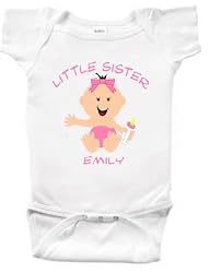 Little Sister Personalized Character T-Shirt or Onesie