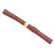 Watchband Genuine Lizard Honey Brown 14mm