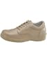 Womens Apex Taupe Biomechanical Lace Shoe, Recommended for diabetes and arthritis