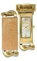 Betsey Johnson Women's XOX Gold-Tone Flip Case Bracelet Watch #BJ4179