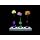 Fortune Products LB-513w Rectangle Light Base with White LED's, 13" Length x 5" Width x 1-1/4" Height