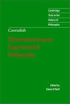 Margaret Cavendish: Observations upon Experimental Philosophy (Cambridge Texts in the History of Philosophy)