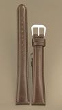Smooth Leather (20mm XX-Long, Dark Brown, Silver Buckle)