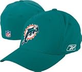 Miami Dolphins Black 1-Stripe Knit Beanie