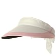 Athletic Mesh Large Peak Visor - White Pink W39S43E