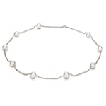 Sterling Silver White Freshwater Cultured Pearl Tin Cup - 8-9mm, AAA Quality
