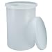 Nalgene 11100-0005 HDPE 5 gallon Cylindrical Heavy Duty Graduated Lab Tank, with Cover