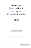 Revue Economica  / Annuaire International de Justice Constitutionnelle : Tome 21
