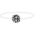 Petite Flower Illusion Stretch Toe Ring