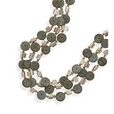 Shell and Glass Bead Necklace