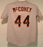 Willie McCovey Autographed/Hand Signed San Francisco Giants Majestic Baseball Jersey