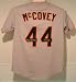 Willie McCovey Autographed/Hand Signed San Francisco Giants Majestic Baseball Jersey