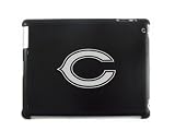 Black Apple iPad 2 Aluminum Plated Back Case Chicago Bears