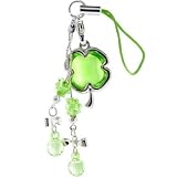 Gioielli Italy Fragrance Green CLOVER Scented Cell Phone Charm