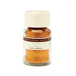 Martha Stewart Crafts Fine Glitter, Fire Opal, 1-1/2 Ounces