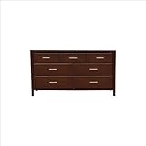 Modus Furniture Nevis Seven Drawer Dresser, Spice