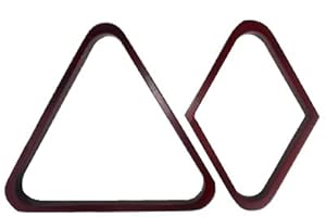 9 and 15 Pool Table Ball Rack Mahogany Finish - Billiards