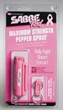 Outdoor Recreation Online Shop Ranking 11. SABRE RED Compact Pepper Spray with Pink Key Case