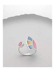 Shell Ring In 92.5 Sterling Silver