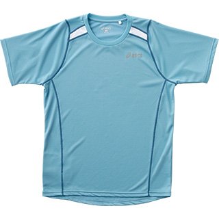 アシックス ランニングTシャツ XX317N 半袖 スキューバブルー ユニセックス