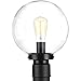 Progress Lighting P540007-031 Globe Post Lantern, Black