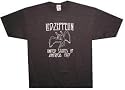 LED ZEPPELIN - United States Of America 1977 - Charcoal T-shirt